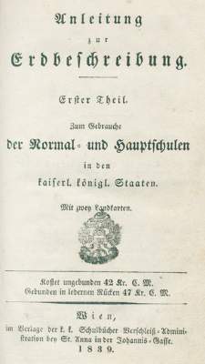 Bild Nr.1: 123-3028 Anleitung zur Erdbeschreibung.: (Ausland, Weltkarte)