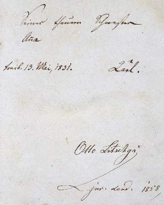Bild Nr.2: 123-307 Reichlin-Meldegg,C.A.v.: (Alte Drucke, Handschriften und Theologie)