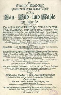 Bild Nr.1: 123-322 Sandrart auf Stockau,J.v.: (Alte Drucke, Handschriften und Theologie)