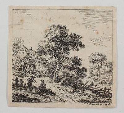 Bild Nr.7: 123-3232 Dietzsch, Johann Christoph: (Künstlergraphik)