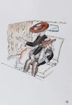Bild Nr.2: 123-3283 Székely, Alexander: (Künstlergraphik, Erotika - Galantes)