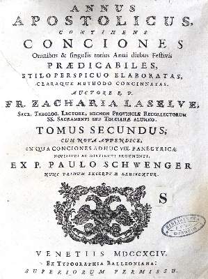 Bild Nr.1: 123-335 Segner,P.: (Alte Drucke, Handschriften und Theologie)