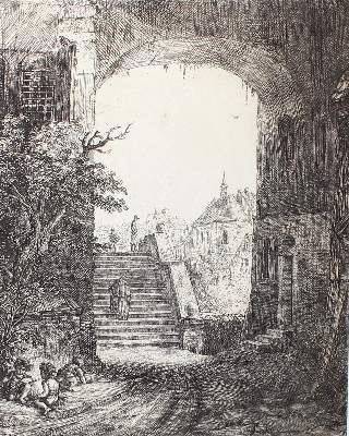 Bild Nr.2: 123-3385 Henneberger, Wilhelm: (Künstlergraphik)