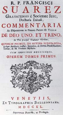 Bild Nr.1: 123-344 Suarez,F.: (Alte Drucke, Handschriften und Theologie)