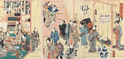 Bild Nr.1: 123-3462 Utagawa I, Kunisada: (Künstlergraphik, Japan)