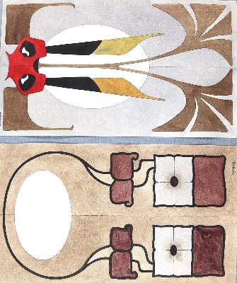 Bild Nr.40: 123-3477 Jugendstil.: (Künstlergraphik)