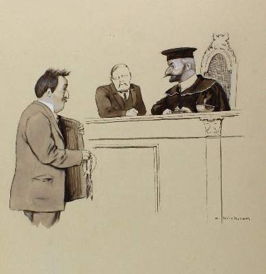 Bild Nr.1: 123-3486 Kirchner, Eugen: (Künstlergraphik, Karikatur)