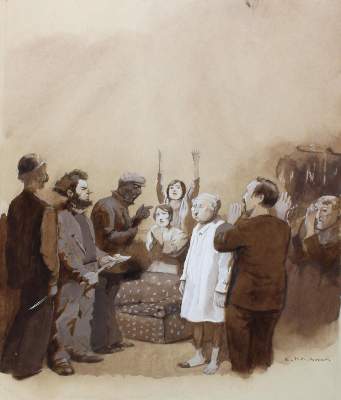 Bild Nr.2: 123-3486 Kirchner, Eugen: (Künstlergraphik, Karikatur)