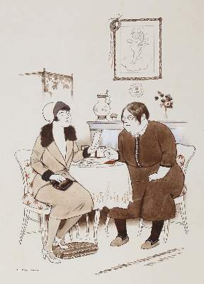 Bild Nr.1: 123-3489 Kirchner, Eugen: (Künstlergraphik, Karikatur)