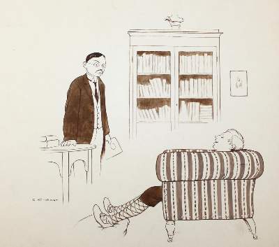 Bild Nr.1: 123-3490 Kirchner, Eugen: (Künstlergraphik, Karikatur)