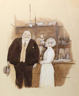 Bild Nr.2: 123-3494 Kirchner, Eugen: (Künstlergraphik, Karikatur)
