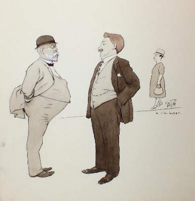 Bild Nr.2: 123-3498 Kirchner, Eugen: (Künstlergraphik, Karikatur)