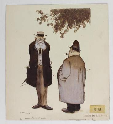 Bild Nr.1: 123-3502 Kirchner, Eugen: (Künstlergraphik, Karikatur)