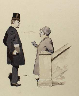 Bild Nr.1: 123-3508 Kirchner, Eugen: (Künstlergraphik, Karikatur)