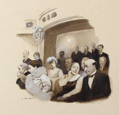 Bild Nr.2: 123-3511 Kirchner, Eugen: (Künstlergraphik, Karikatur)