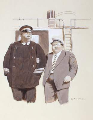 Bild Nr.1: 123-3512 Kirchner, Eugen: (Künstlergraphik, Karikatur)
