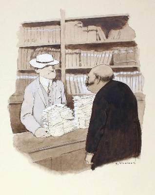 Bild Nr.2: 123-3512 Kirchner, Eugen: (Künstlergraphik, Karikatur)