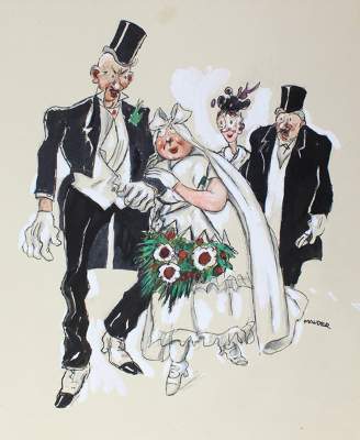 Bild Nr.1: 123-3520 Mauder, Josef: (Künstlergraphik, Karikatur)