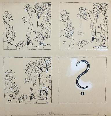 Bild Nr.1: 123-3522 Mauder, Josef: (Künstlergraphik, Karikatur)