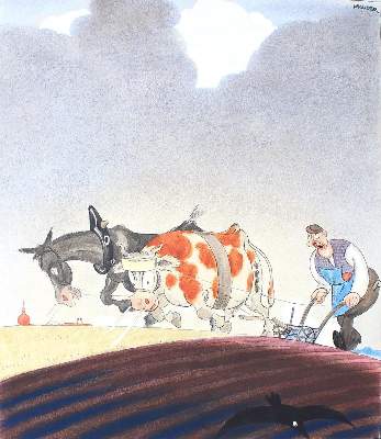 Bild Nr.1: 123-3523 Mauder, Josef: (Künstlergraphik, Karikatur)