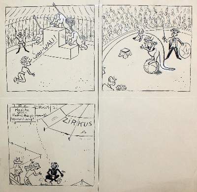 Bild Nr.2: 123-3525 Mauder, Josef: (Künstlergraphik, Karikatur)