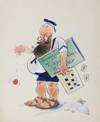 Bild Nr.1: 123-3526 Mauder, Josef: (Künstlergraphik, Karikatur)