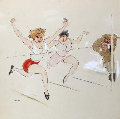 Bild Nr.1: 123-3534 Mauder, Josef: (Künstlergraphik, Karikatur)
