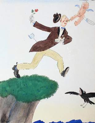 Bild Nr.1: 123-3537 Mauder, Josef: (Künstlergraphik, Karikatur)