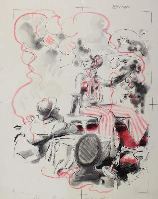 Bild Nr.1: 123-3543 Traub, Gustav: (Künstlergraphik, Karikatur)