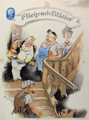 Bild Nr.1: 123-3544 Traub, Gustav: (Künstlergraphik, Karikatur)