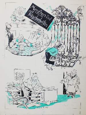 Bild Nr.1: 123-3545 Traub, Gustav: (Künstlergraphik, Karikatur)