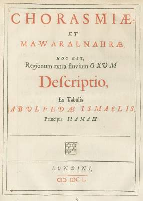 Bild Nr.1: 123-355 Ulugh Beg.: (Alte Drucke, Handschriften und Theologie)