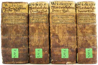 Bild Nr.2: 123-365 Weislinger,J.N.: (Alte Drucke, Handschriften und Theologie)