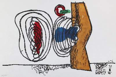 Bild Nr.1: 123-3687 Le Corbusier, d.i. Charles-Édouard Jeanneret-Gris: (Künstlergraphik)