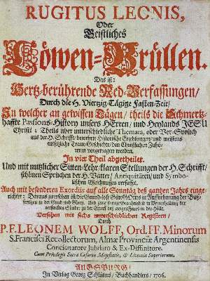 Bild Nr.1: 123-370 Wolff,L.: (Alte Drucke, Handschriften und Theologie)