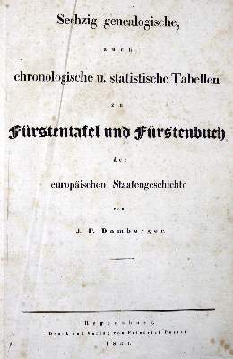 Bild Nr.1: 123-374 Damberger,J.F.: (Genealogie und Heraldik)