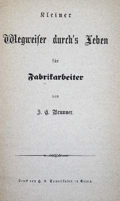 Bild Nr.1: 123-391 Brunner,J.C.: (Wirtschaft)