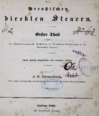 Bild Nr.1: 123-397 Schimmelfennig,F.G.: (Wirtschaft)