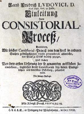 Bild Nr.1: 123-444 Ludovici,J.F.: (Juridica und Kriminologie)