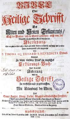 Bild Nr.1: 123-45 Biblia germanica.: (Bibeln)