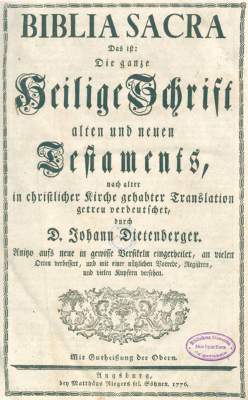 Bild Nr.1: 123-50 Biblia germanica.: (Bibeln)