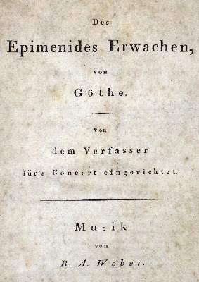 Bild Nr.1: 123-531 Weber,B.A.: (Musik, Goethe)