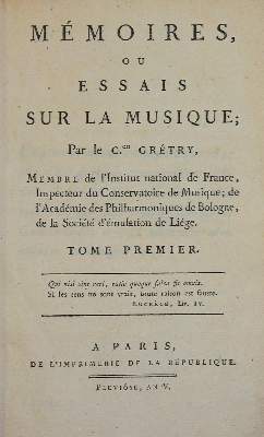 Bild Nr.11: 123-532 Gretry,(A.E.M.).: (Musik)