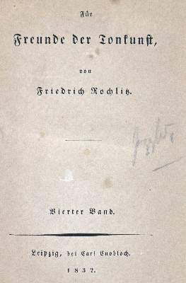 Bild Nr.1: 123-544 Rochlitz,F.: (Musik)