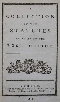 Bild Nr.1: 123-563 Collection of the Statutes, A,: (Postwesen, Grossbritannien)