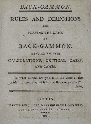 Bild Nr.1: 123-567 (Hoyle,E.).: (Spiele, Backgammon)