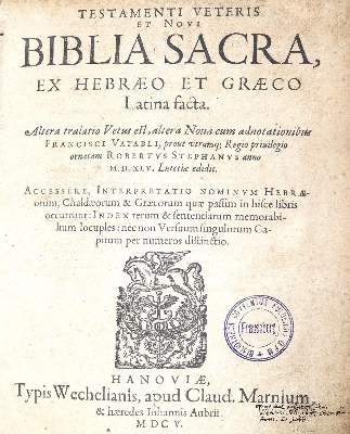 Bild Nr.1: 123-59 Biblia latina.: (Bibeln)