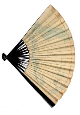 Bild Nr.1: 123-599 Japanischer Fächer: (Küche und Haushalt, Speisekarten)