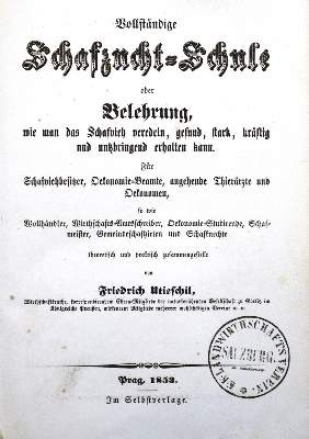Bild Nr.1: 123-609 Utieschil,F.: (Land- und Forstwirtschaft, Landwirtschaft, Schafszucht)