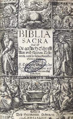 Bild Nr.1: 123-62 Biblia sacra.: (Bibeln)